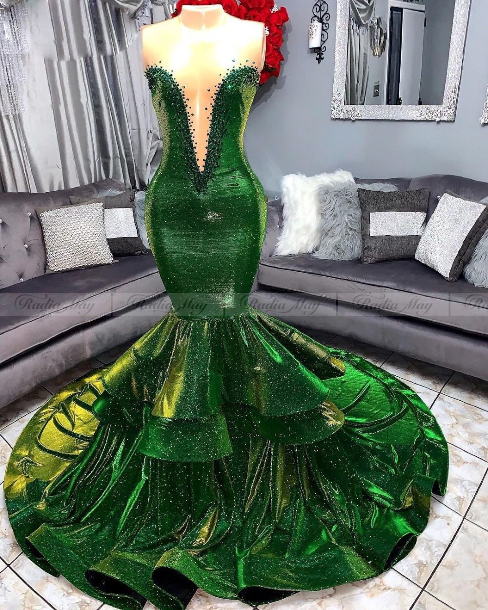 lime green homecoming dresses