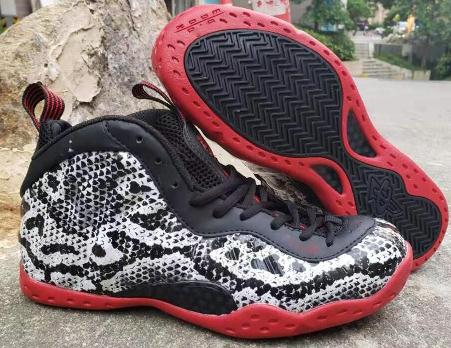 nike foamposite vermelho