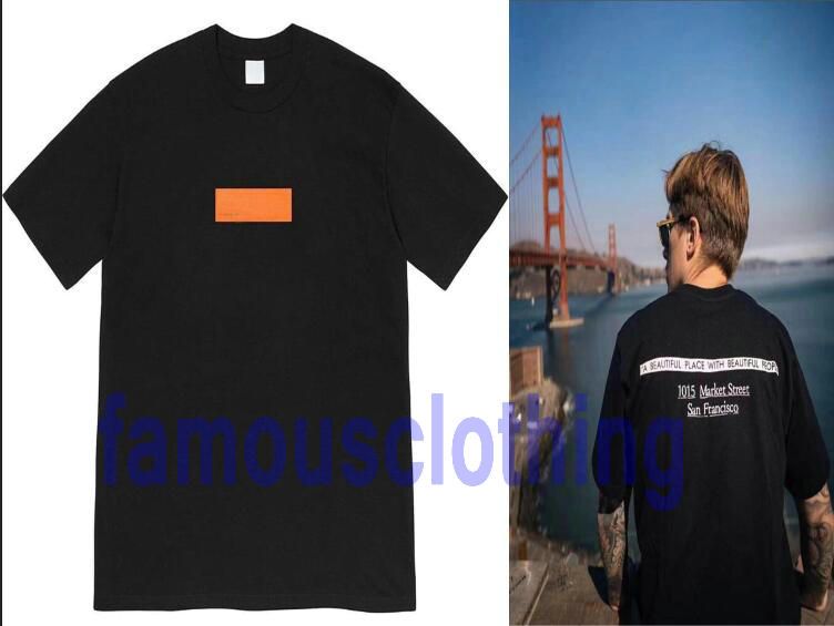orange box logo tee