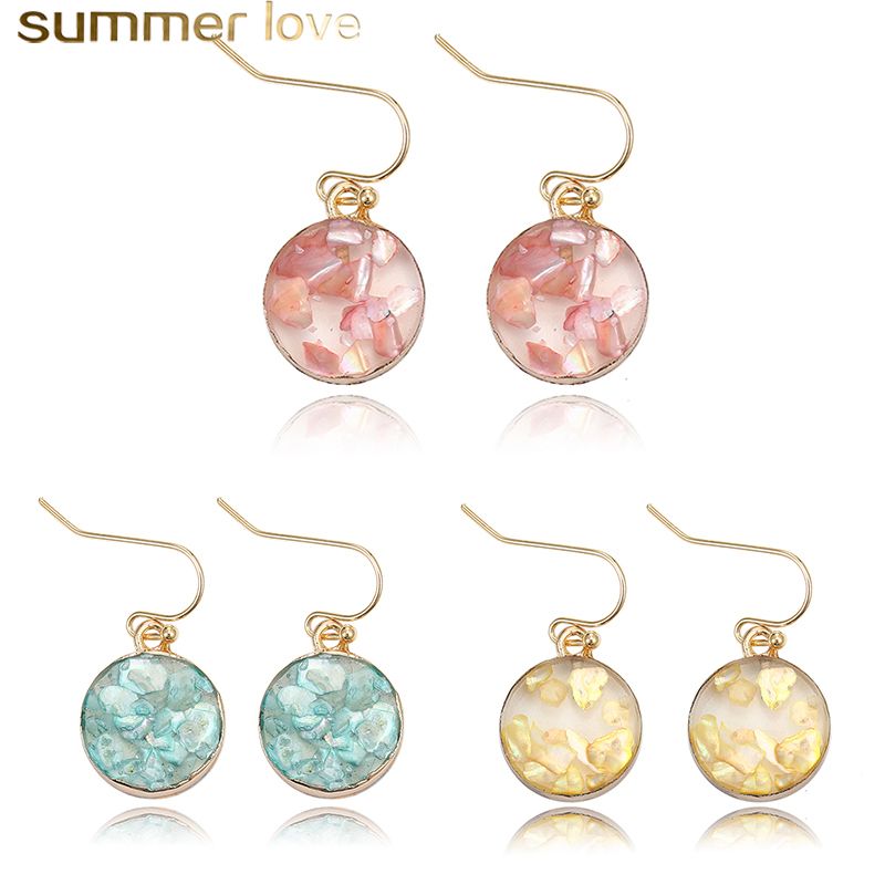 Oreja De Joyería Nuevo Diseño Pendientes De Resina Rosa Oreja De Joyería Nuevo Diseño Pendientes De Resina Rosa