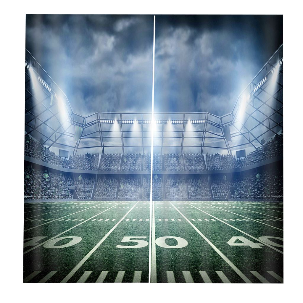 2019 Sports Stadium Curtains European Style For Bedroom Kids Room