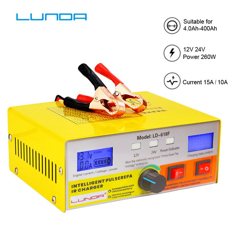 2020 6 400ah 20a Lead Acid Lithium Iron Car Battery Charger For 12v 24v Car Motorcycle Truck Auto Motor Professional Power Charging From Lundastore 35 18 Dhgate Com