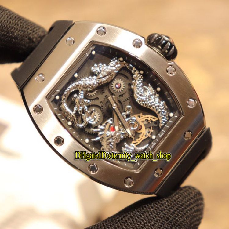 Luxury Edition RM 057 Jackie Chan Skeleton 3D China Dragon Totem 