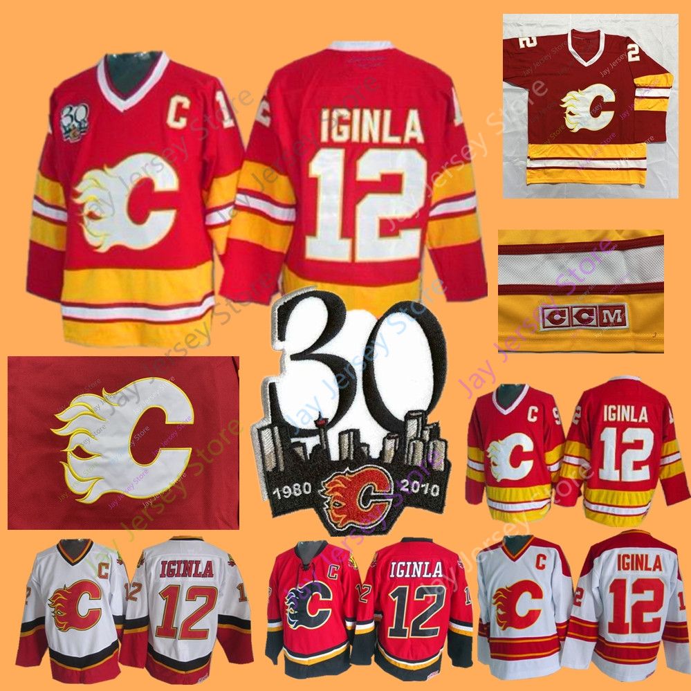 jarome iginla flames jersey