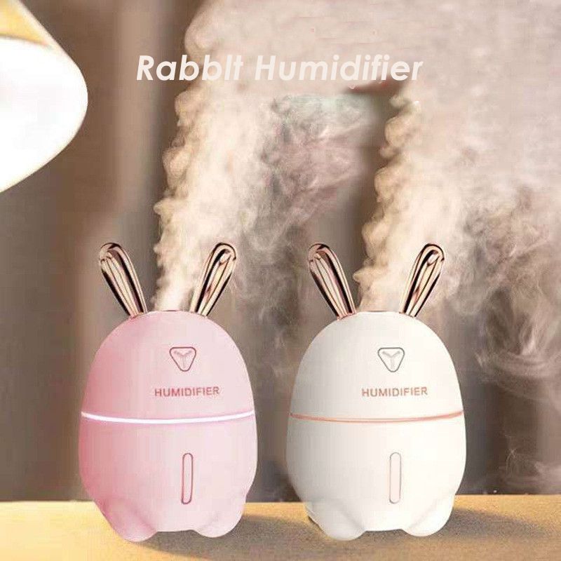 Rubí Criatura Proporcional Conejo USB humidificador ultrasónico del aire del difusor de aromaterapia  fabricante de la niebla del aroma