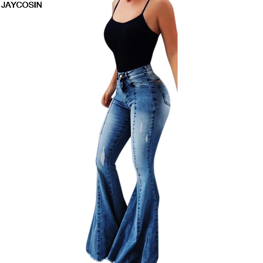 calça jeans cintura larga