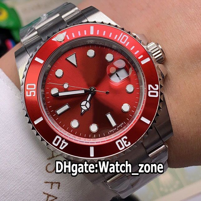 Mens watch red dial Clearance