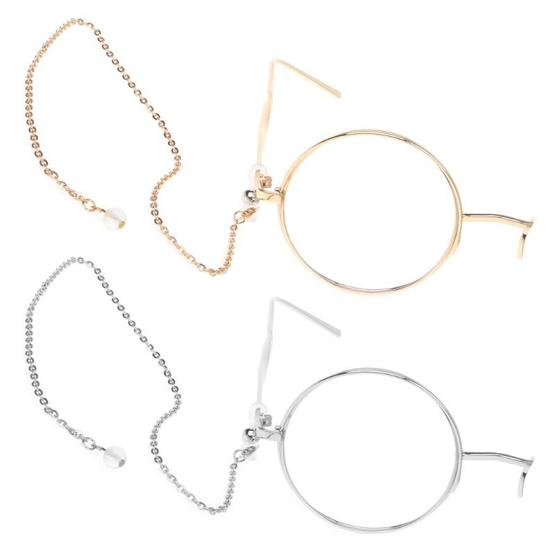 one eye glasses on chain