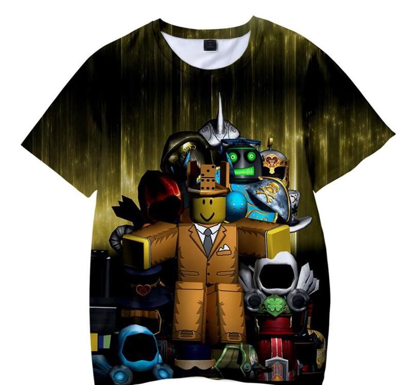 Boys Girls Summer Short Sleeve T Shirts Children Hot Game Roblox 3d Print Tshirts Clothes Kids Casual O Neck Tee Tops Costume Themed Shirts Latest T Shirts Design From Kenzo123 30 21 Dhgate Com - 3d images roblox shirts