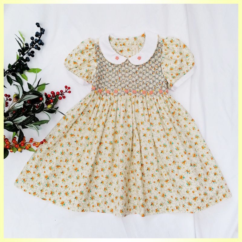 little girl embroidered dresses