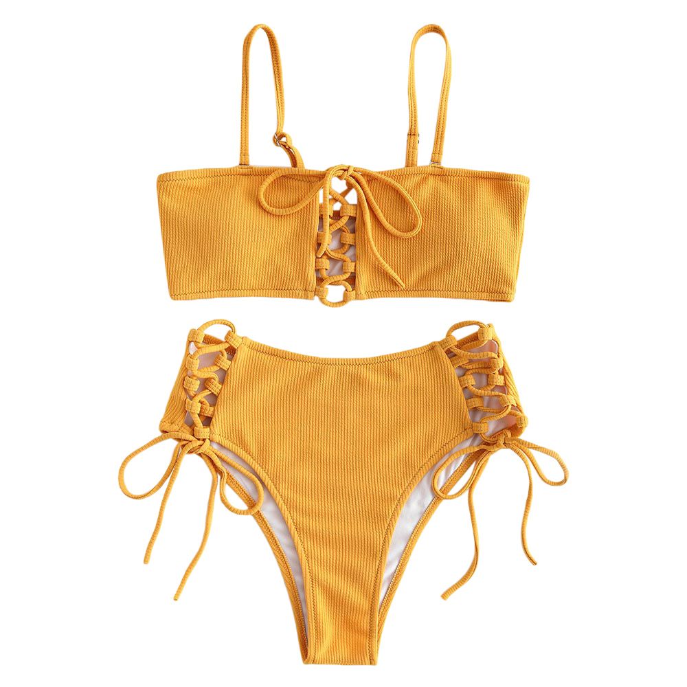 par bofetada destacar ZAFUL Bikini De Talle Alto Con Cordones Bikini De Pierna Alta Traje De Baño Amarillo Traje De Baño Para Mujer 2019 Biquini Feminino De 38,2 € | DHgate par bofetada destacar ZAFUL Bikini De Talle Alto Con Cordones Bikini De Pierna Alta Traje De Baño Amarillo Traje De Baño Para Mujer 2019 Biquini Feminino De 38,2 € | DHgate