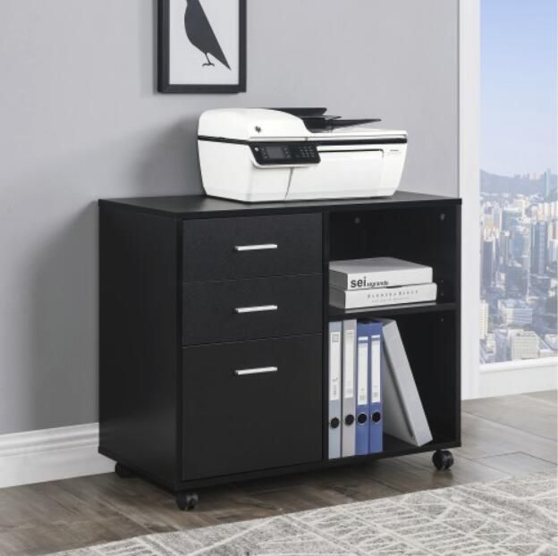 Acheter Accueil Bureau Classeur Lateral Mobile Cabinet Grand Bureau Pour Imprimante Scanner Avec Roues Ouvert Des Etageres De Rangement Avec Tablette Reglable De 143 12 Du Greatfurnishing Dhgate Com