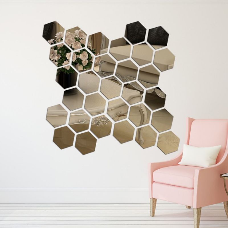 3d Hexagon Acrylic Mirror Wall Stickers Diy Art Wall Decor Stickers Living Room Mirrored Sticker Gold Home Decor Wall Sticker Decoration Wall Sticker Decoration Art From Goodcomfortable 0 1 Dhgate Com