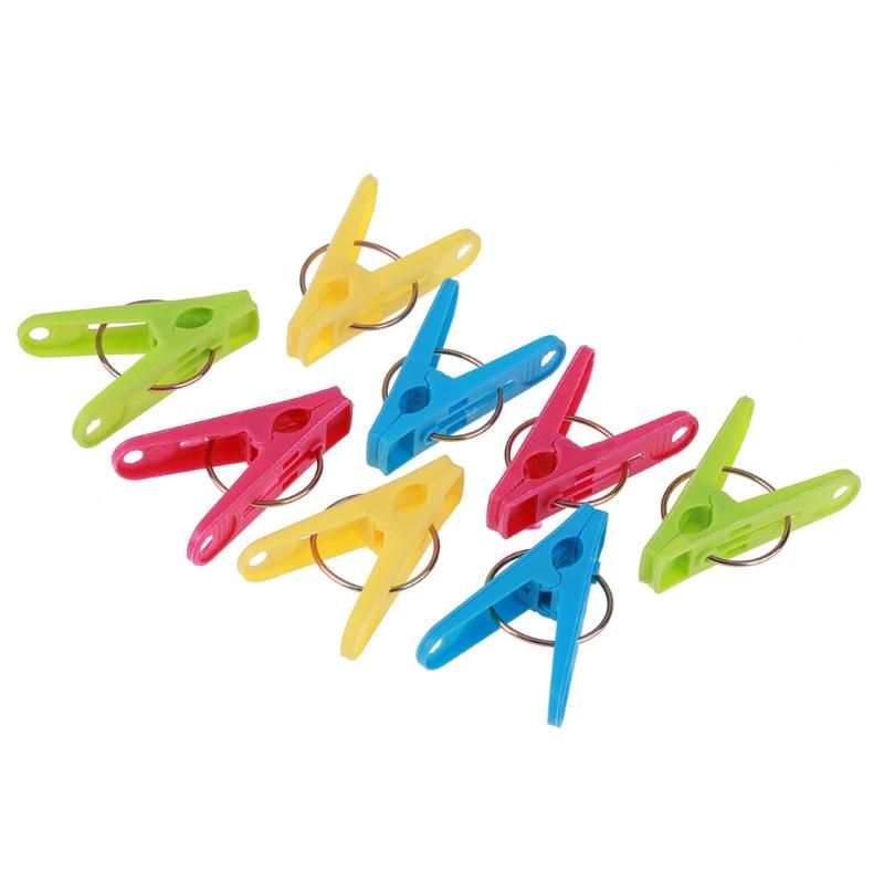 20x Heavy Duty Plastic Laundry Clothes Pins Color Hanging Pegs Clips   n$ 