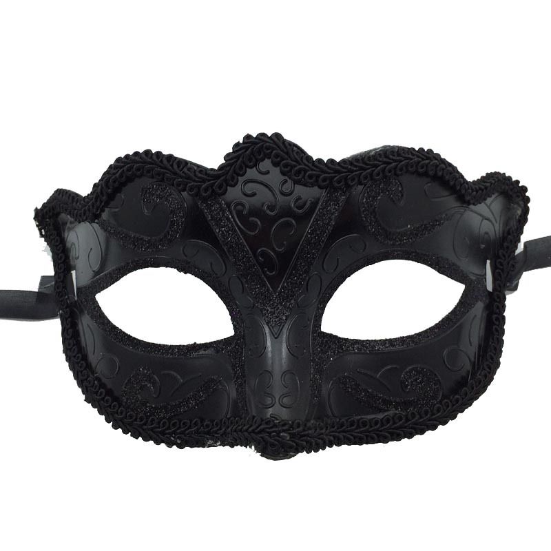 Halloween Women Lace Kitten Fox Animal Eye Mask Party Mask Half Cat Face Props