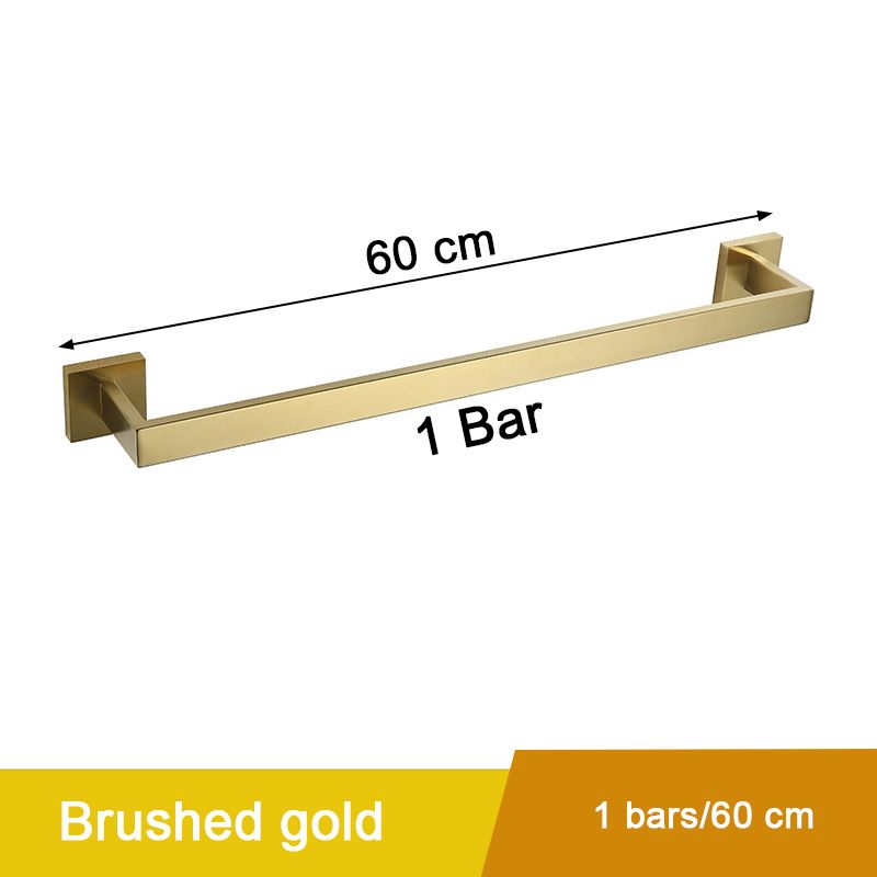Brushed gold 1bar 60cm