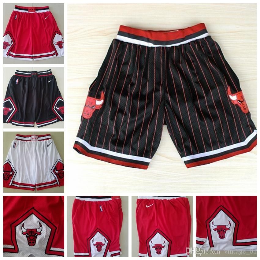 black chicago bulls shorts