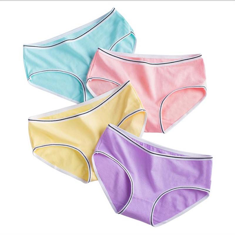 Compra / Sólido Ropa Interior De Algodón Las Niñas Transpirable Para Niñas  Señora Panty Respirable De La Ropa Interior Femenina Bragas Todos Los Días  Precios Al Por Mayor Barato | Entrega Rápida