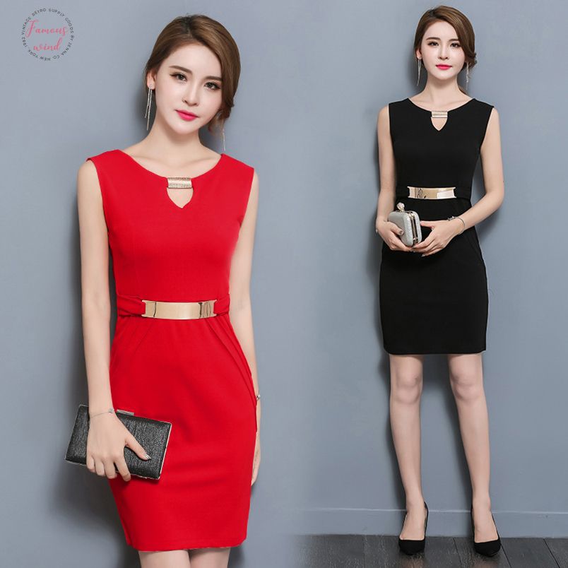 ladies black summer dress