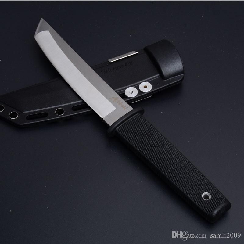New Arrival Cold Steel 17T KOBUN Survival Stright Knife Tanto Point
