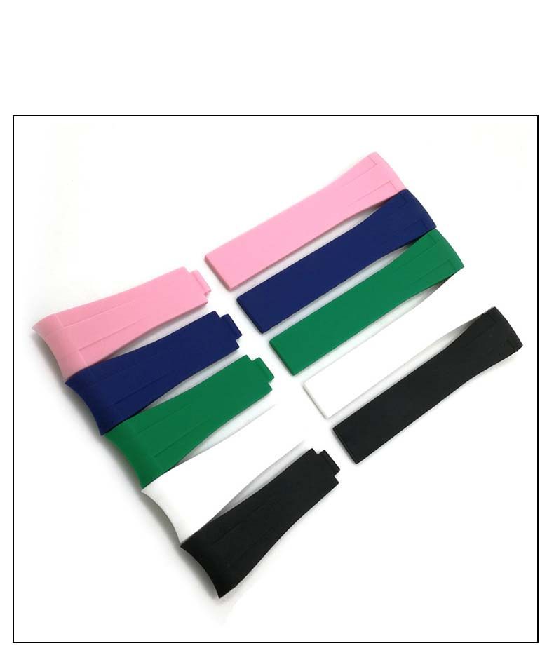 Satin Al Rolex Saf Renk Silikon Kayis Moda Renkli Silikon Saat Kayisi Su Gecirmez Izle Strap20mm Icin Uygundur Tl73 05 Tr Dhgate Com