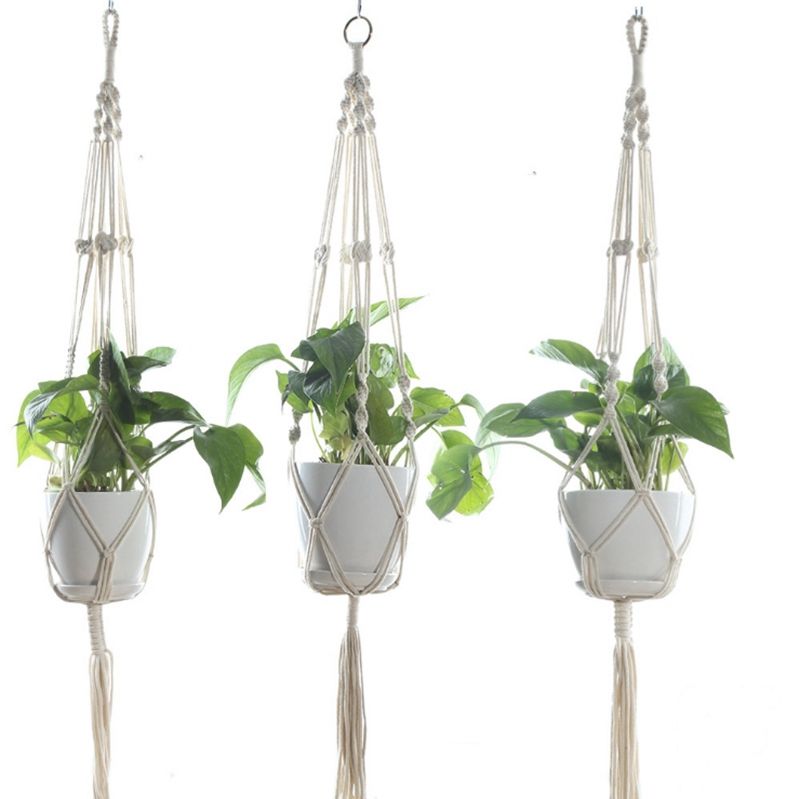 Acquista Appendini Piante Portafiori Vasi Di Fiori In Macrame Cesto Intrecciato Con Fioriera Cesto Fiori La Casa Decorazioni Da 8 Disegni Yw3952 A 2 17 Dal Bling World Dhgate Com
