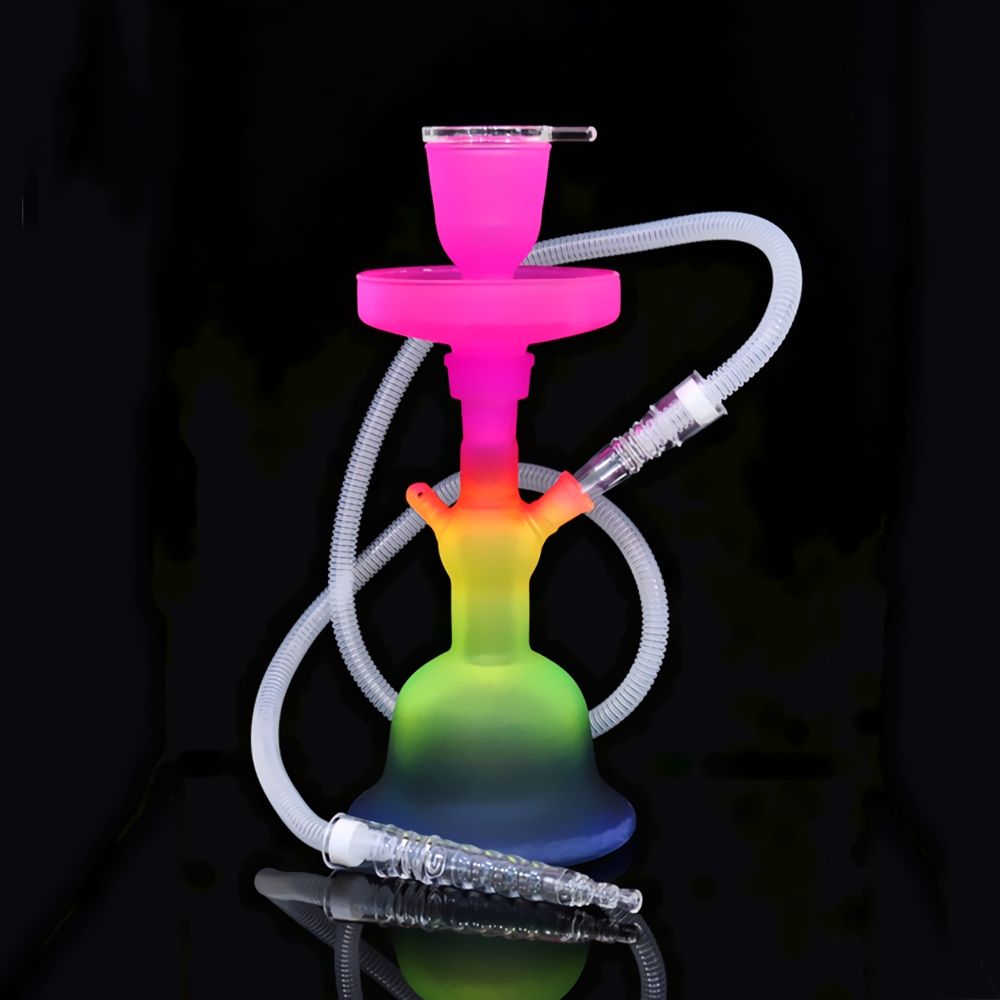 Rainbow Hookah Set Shisha Chicha Hookah Glass Pipes Hose Bowl Shisha Hookah Pipe Bubble Foam Box Glass Water Bongs Accessories Brand Best Quality And Cheapest Price Dhgate Com