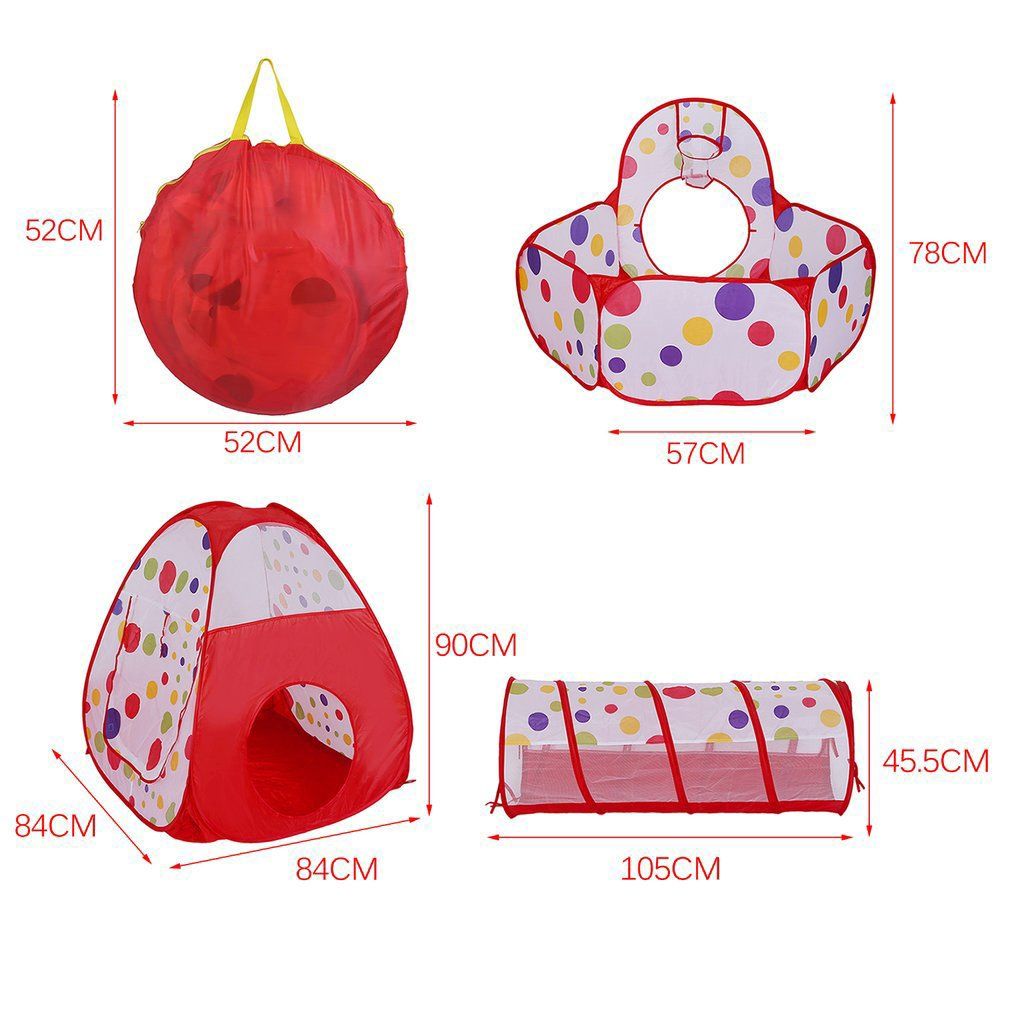 3 in 1 kids tent