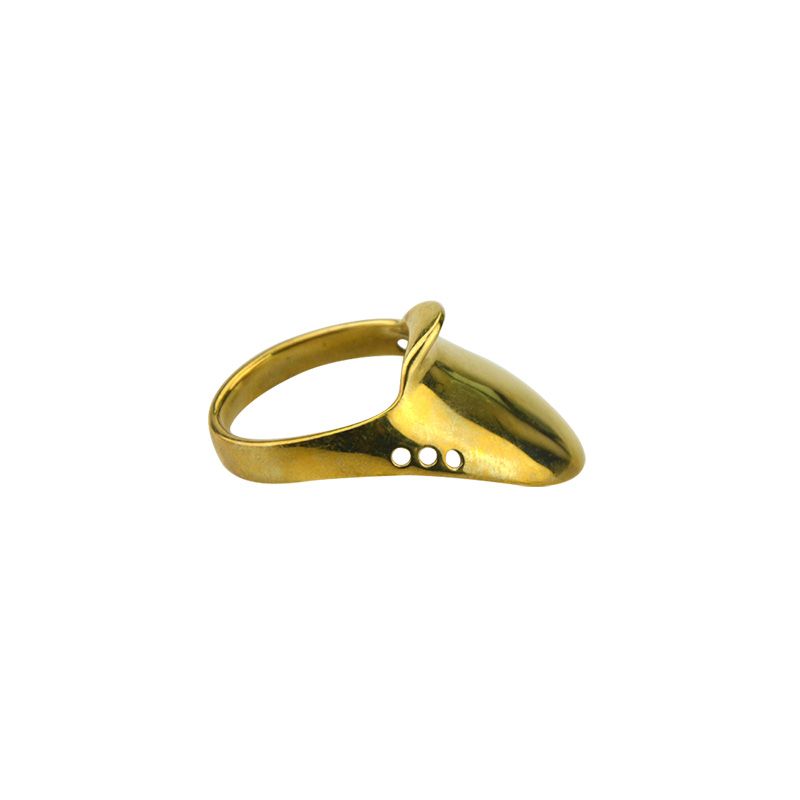 Archery Brass Finger Safety Ring Archery Thumb Ring Traditional Handmade Thumb Protector 