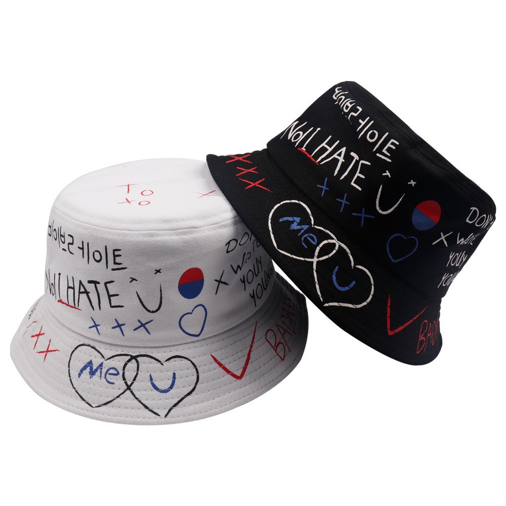 graffiti bucket hat