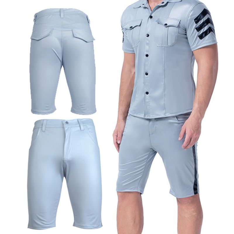 Tallas Grandes Lencería Sexy Hombre Pantalones Exóticos Azul Látex PU  Hombres Ropa Deportiva De Cuero Sexy Ropa De Club Sexy Catsuit Monos Para  Hombre Por Themysterytwo, 11,45 € | Es.Dhgate.Com