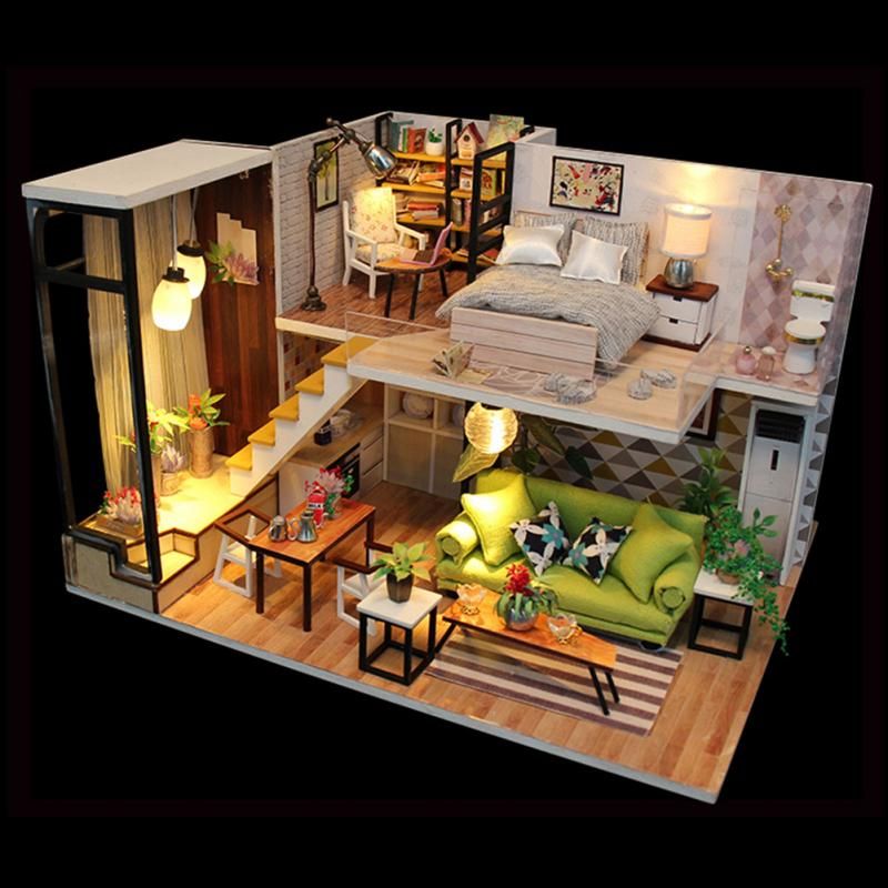 diy miniature wooden house