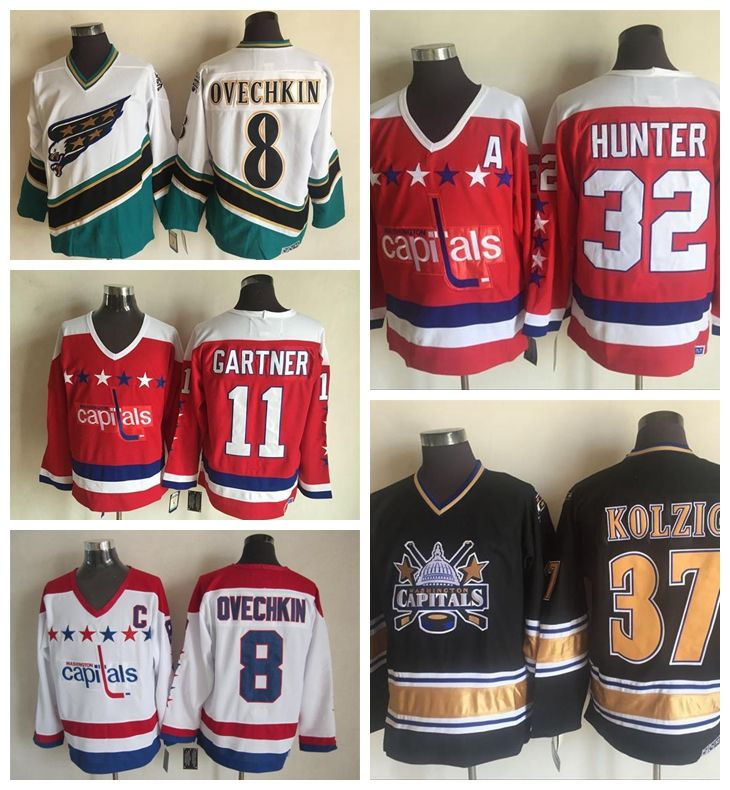 2021 Mens Fashion Washington Capitals Vintage Jerseys 8 OVECHKIN 68
