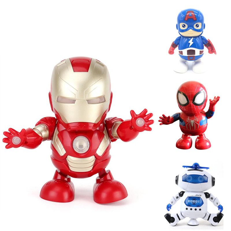 dancing robot iron man
