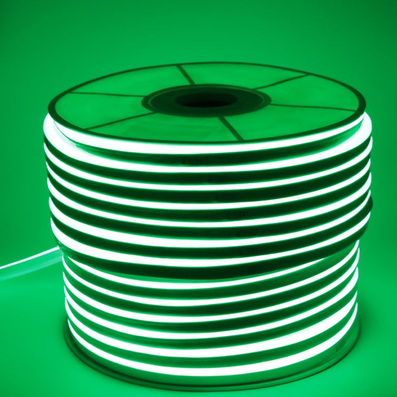 50M 100M LED Strip 220V Neon Light Lamp Green Red Warm White Cold White