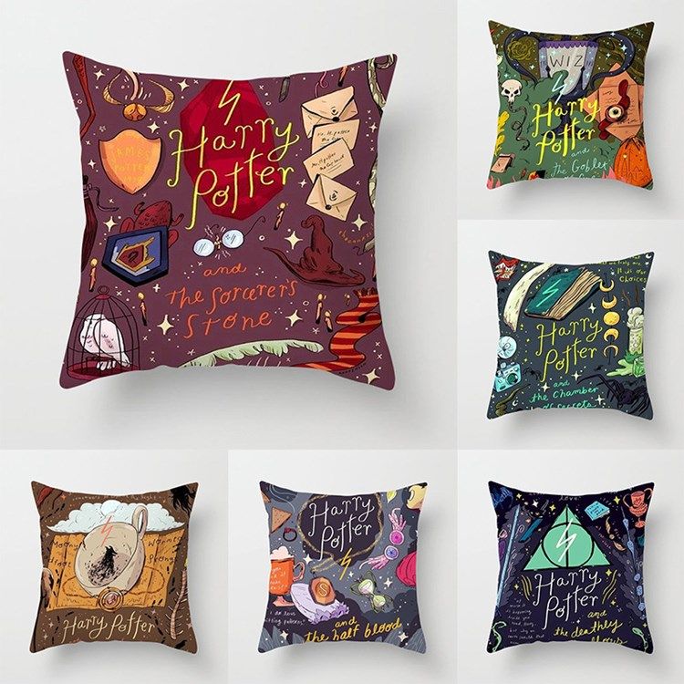 Harry Potter Character Pillowcase Cushion Case Home Decoration Cushion Cover U78 
