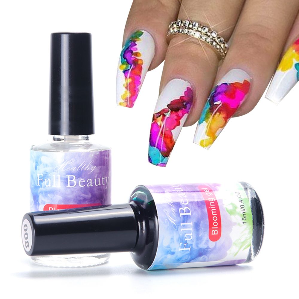 Acheter 15ml Marbre Floraison Gel Aquarelle Encre Vernis A Ongles Effet De Fumee Bloom Laque Diy Decor Nail Art Vernis Salon Design Ly895 De 21 37 Du Hairlove Dhgate Com