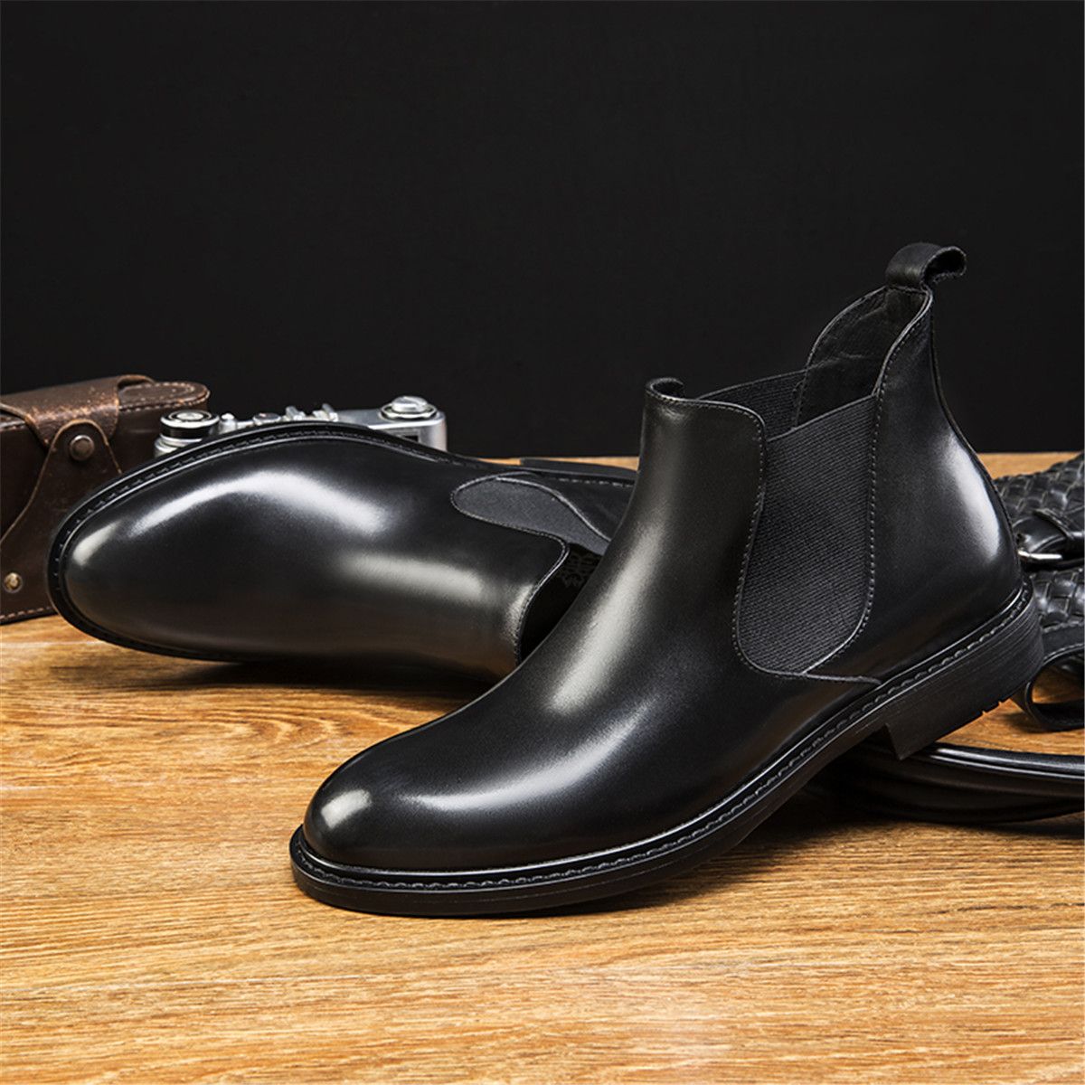 mens warm dress boots