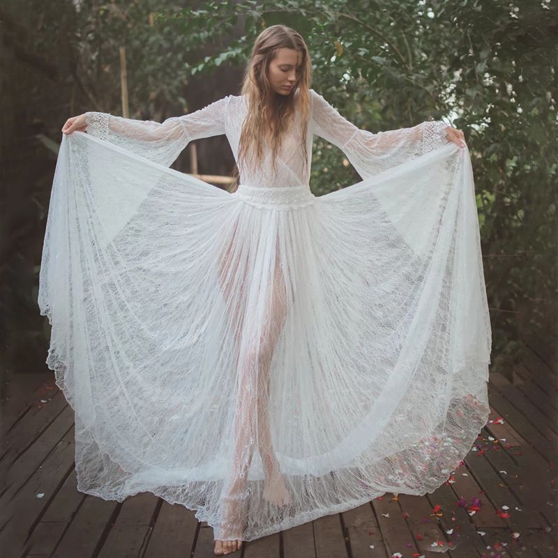 transparent lace dress