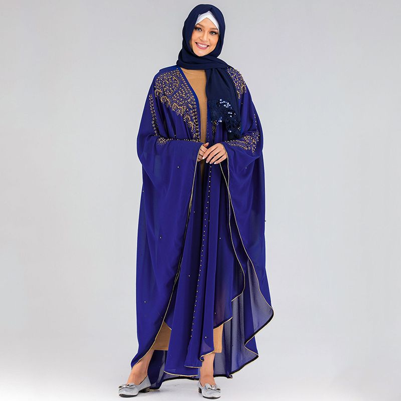 Bleu Abaya Taille