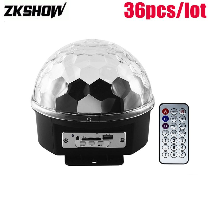 Rico policía Ese 80% de descuento 6 * 1W RGBYWP LED Magic Ball Player MP3 Control remoto  Bluetooth