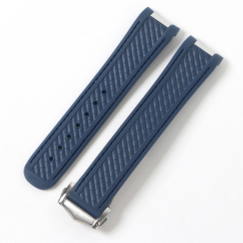 Blue silver 1 buckle