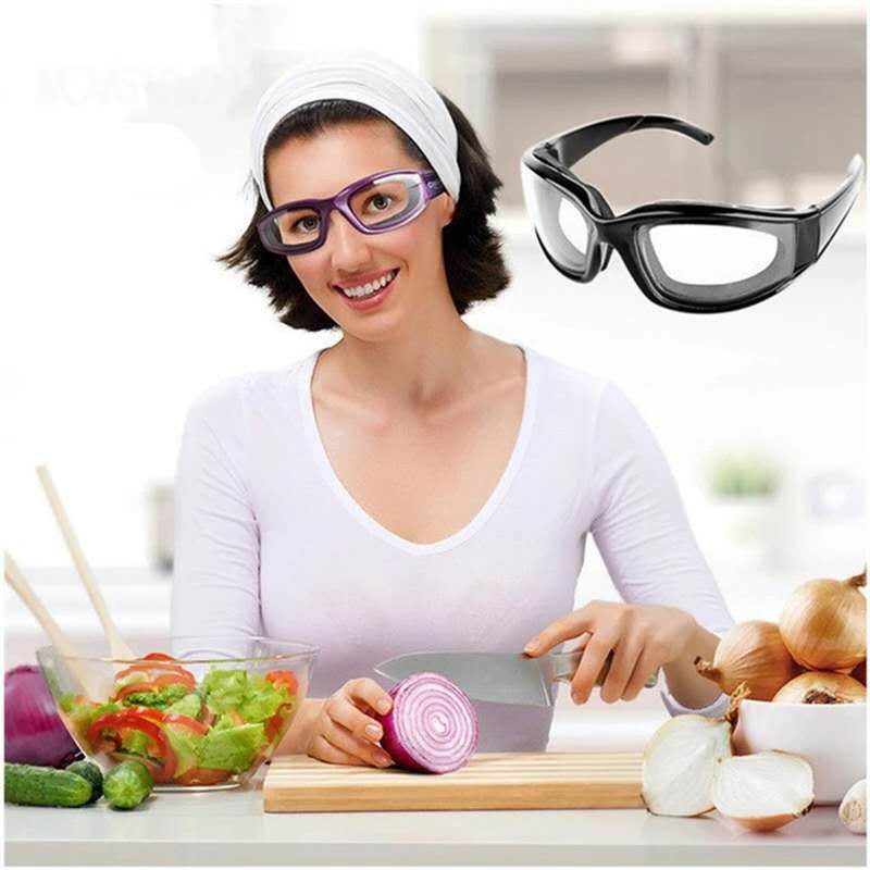 Ruluti 2020 1pcs Accesorios Cebolla Cocina Barbacoa Gafas Gafas De Seguridad Protector Ojos Shields Utensilios De Cocina Color Azar 