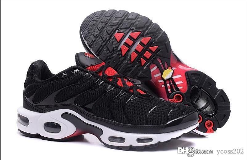 Acquistare Nike Tn Plus Air Max Airmax Chaussures TN Scarpe Da Corsa Gli  Uomini, TNS Aria Unico Modo Di Triple Nero Bianco Rosso Arcobaleno, Più  Sport Sneaker Trainer Size 40 46 UK