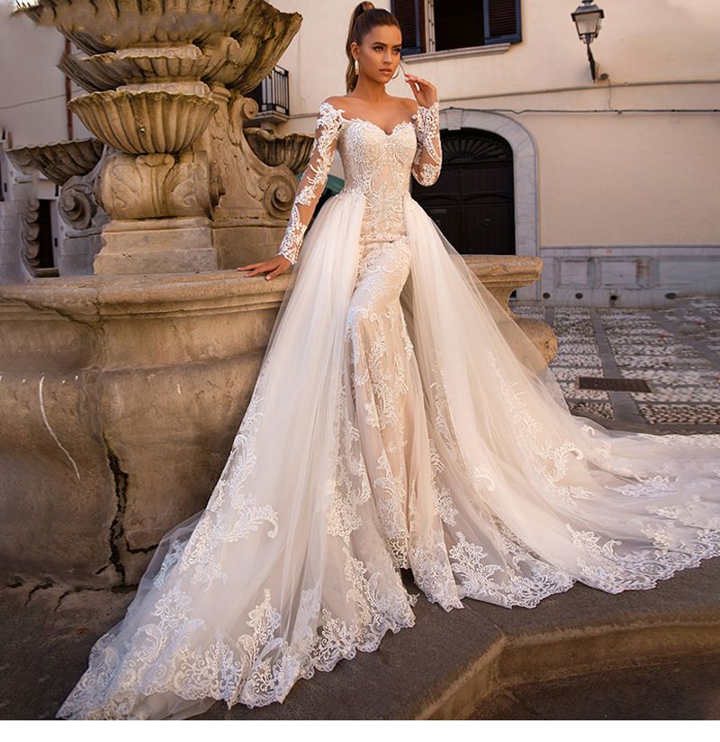 elegant wedding attire