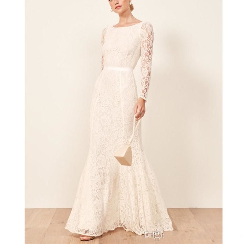 vestido de noiva 2019 simples