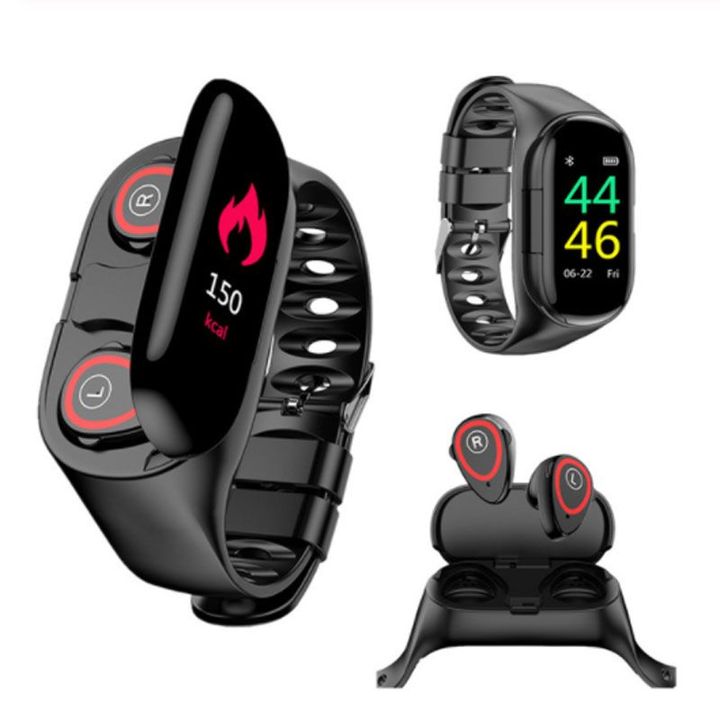 Inteligente Pulsera + TWS Headset Auriculares Bluetooth Para Auriculares  Inalámbricos Inteligentes Reloj Del Ritmo Cardíaco De La Presión Arterial  Deportes Pulsera De Auriculares Por Value4money, 31,46 € | Es.Dhgate.Com