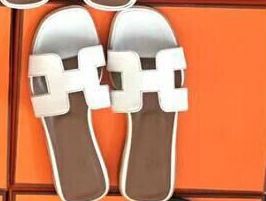 claquette hermes blanche femme