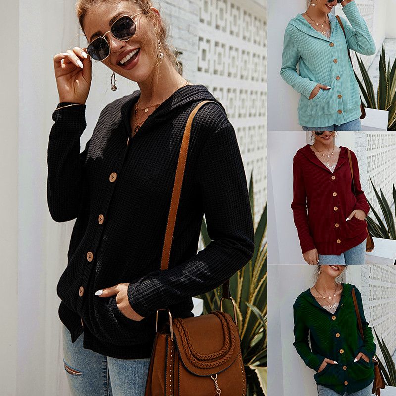 women's reverse weave pullover hood