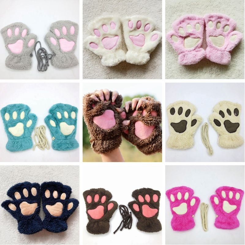 cat paw gloves